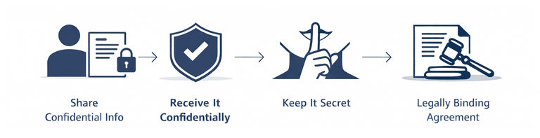 Unilateral NDA: one party discloses confidential info, the other receives it and must protect it - setting clear, enforceable limits on use and sharing.