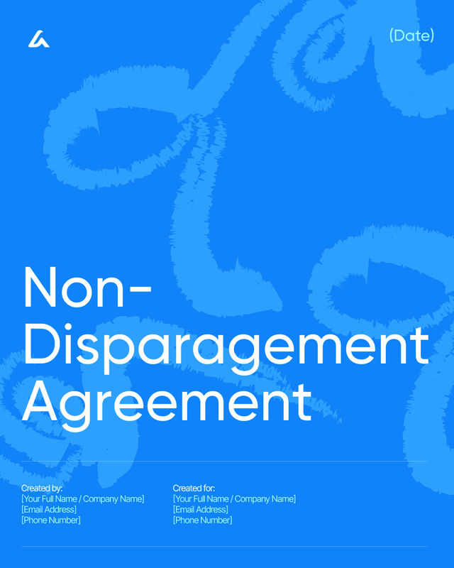 Non-Disparagement Agreement Template: Scope and Remedies
