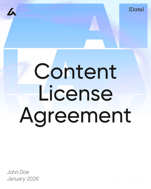Content License Agreement Template: Rights and Royalties