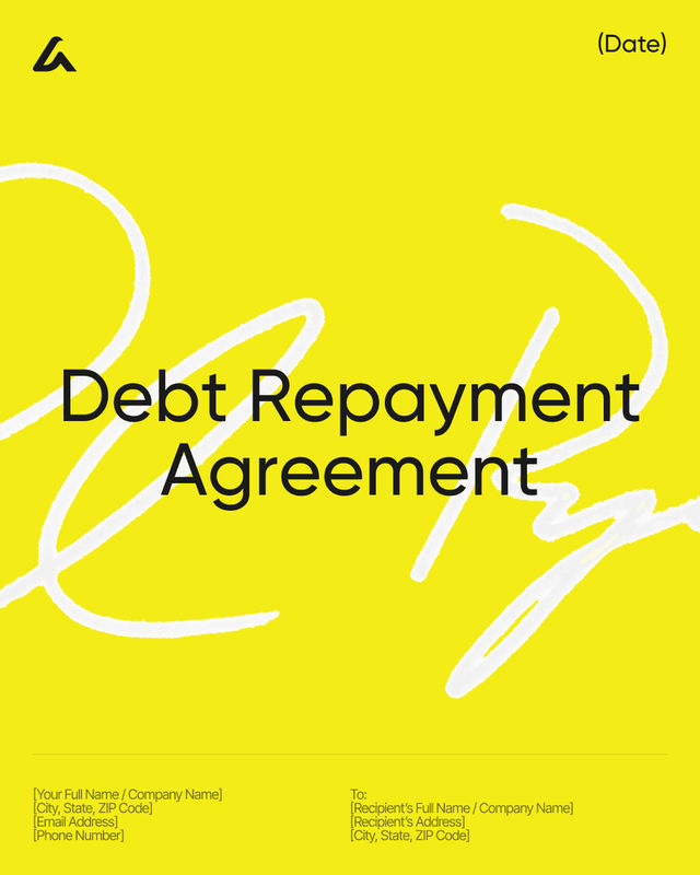 Debt Repayment Agreement Template: Payment Schedule & Terms