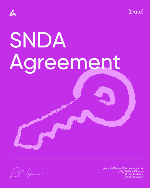 SNDA Agreement Template: Subordination and Attornment Terms