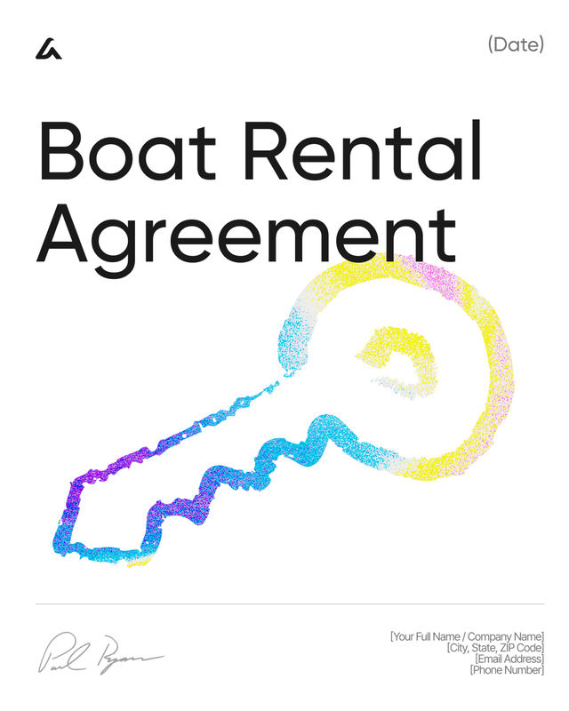 Boat Rental Agreement Template: Rates, Deposit & Liability