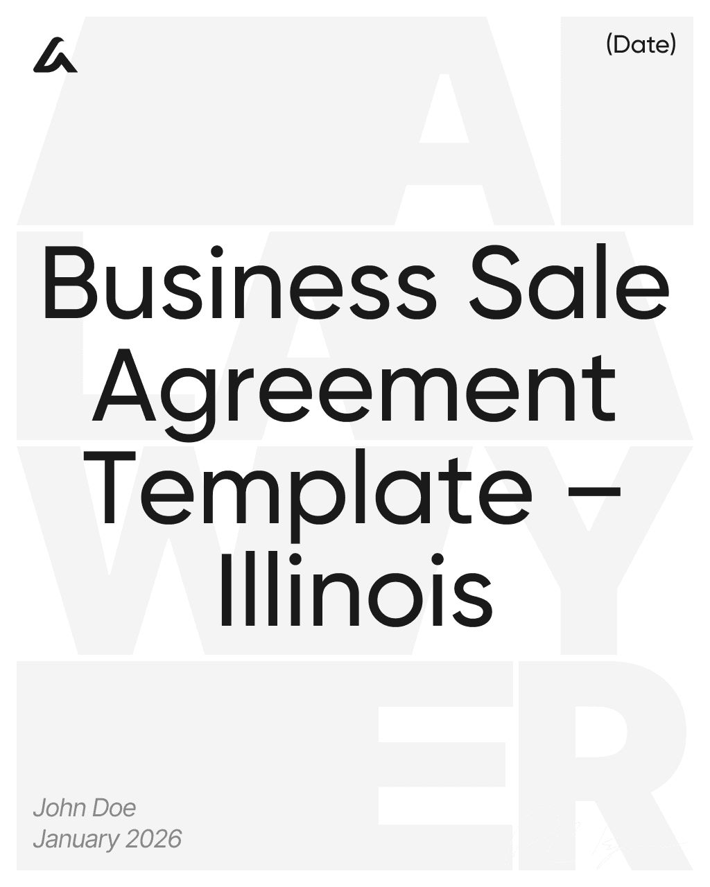 Business Sale Agreement Template – Illinois