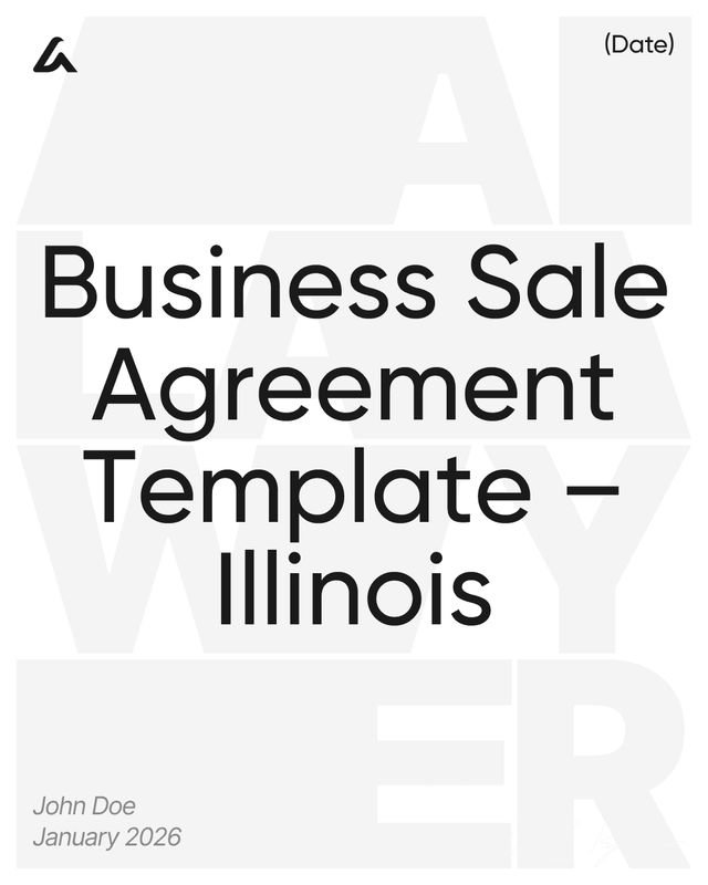 Business Sale Agreement: Price, Assets Template – Illinois