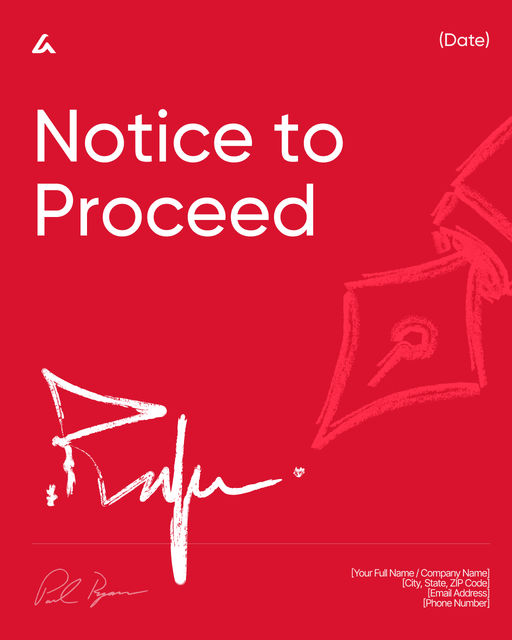 Notice to Proceed