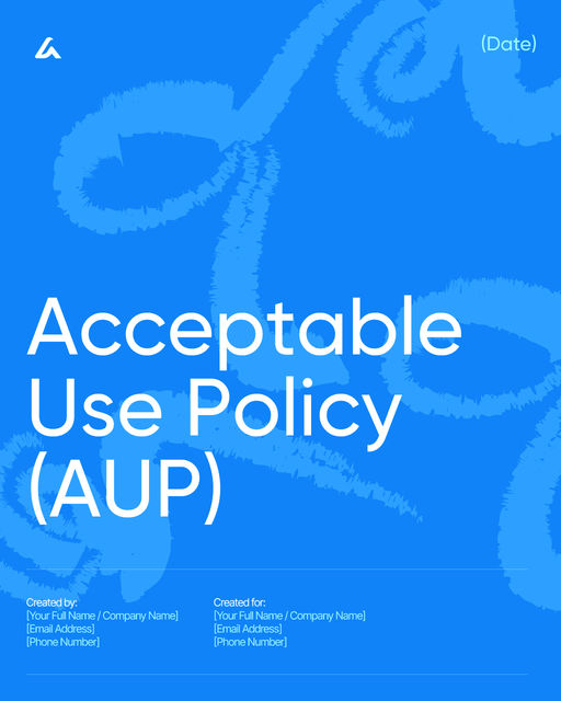Acceptable Use Policy template preview