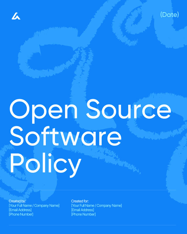 Open Source Software Policy Template
