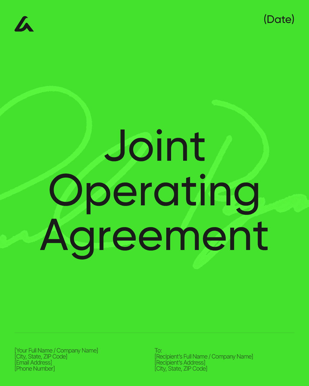 Joint Operating Agreement