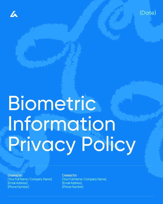Biometric Information Privacy Policy Template: Data Use Rules
