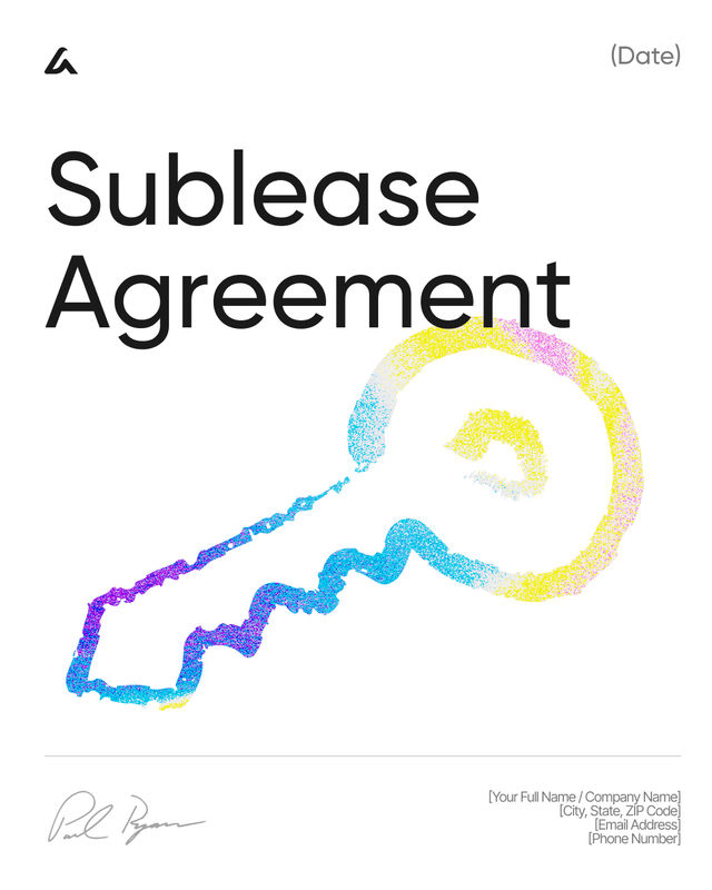 Sublease Agreement Template: Rent, Consent and Move-Out