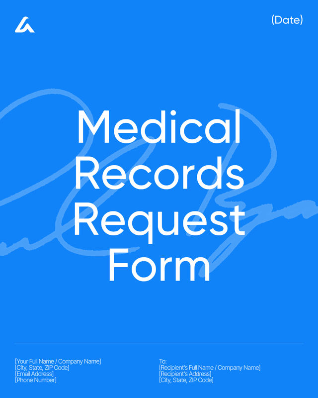 Medical Records Request Form Template: HIPAA Access Rights