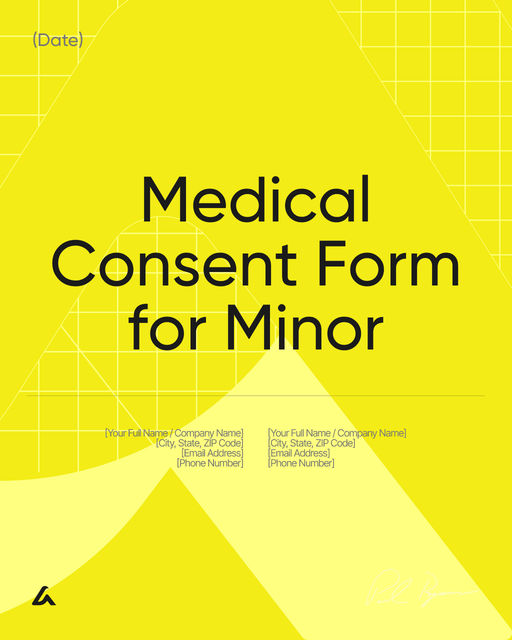 Medical Consent Form for Minor