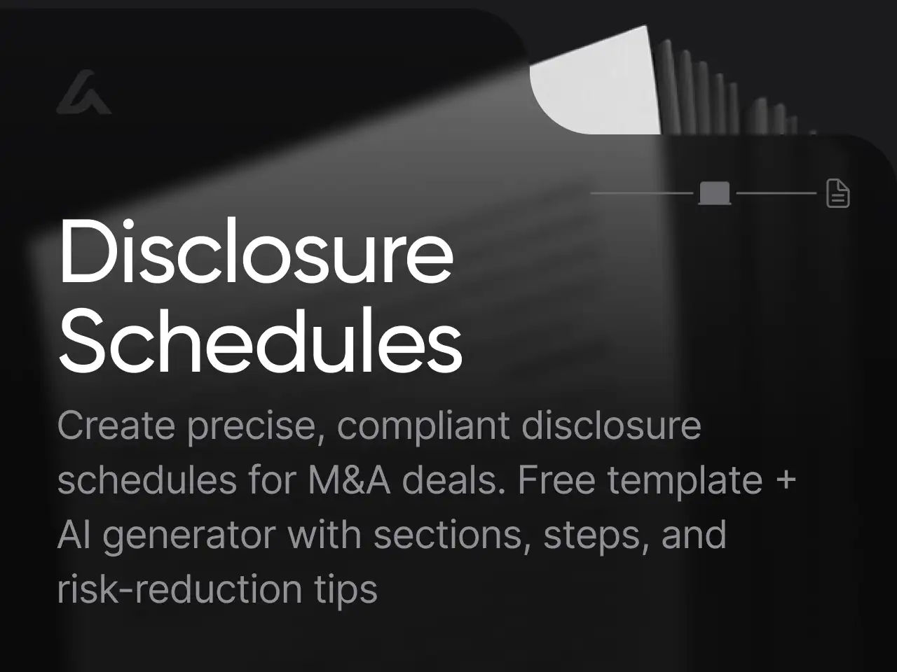 Disclosure Schedules Template (Free Download + AI Generator)