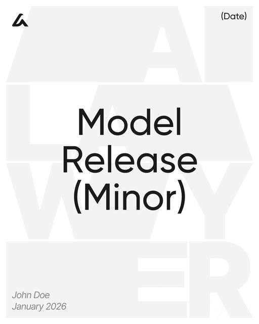 Model Release (Minor)