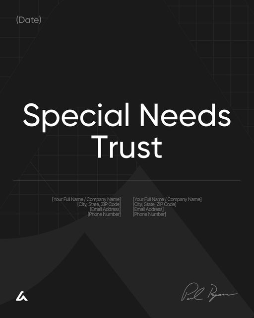 Special Needs Trust