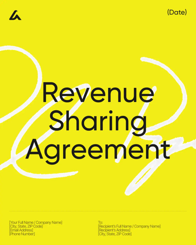 Revenue Sharing Agreement Template