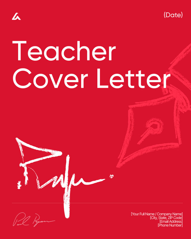 Teacher Cover Letter Template: Skills, Examples & Writing Tips