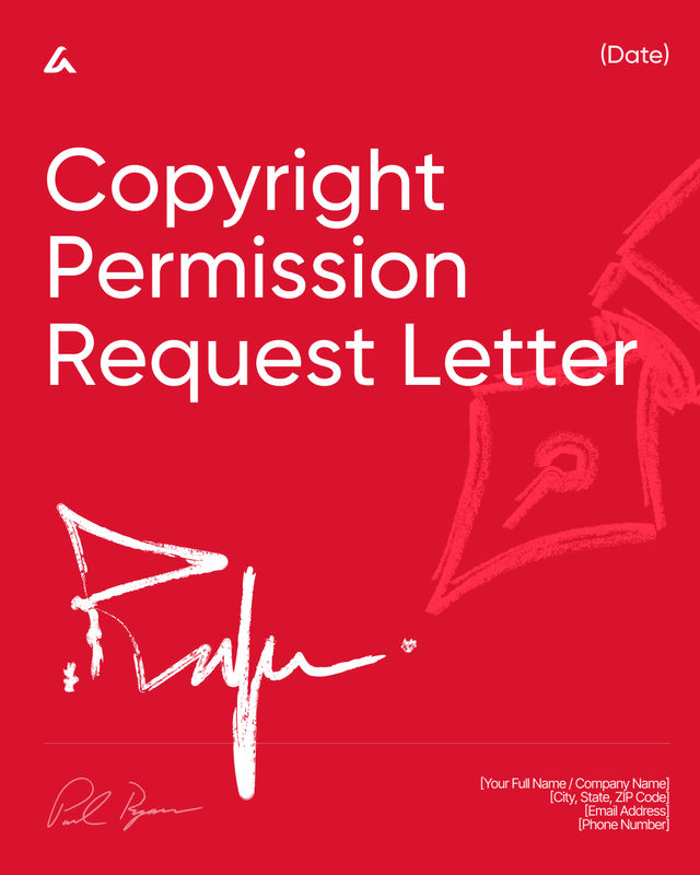Copyright Permission Request Letter Template