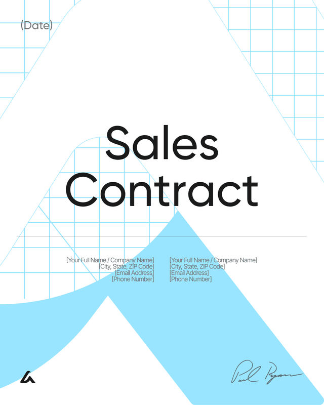 Sales Contract Template: Goods Sales Agreement and Terms