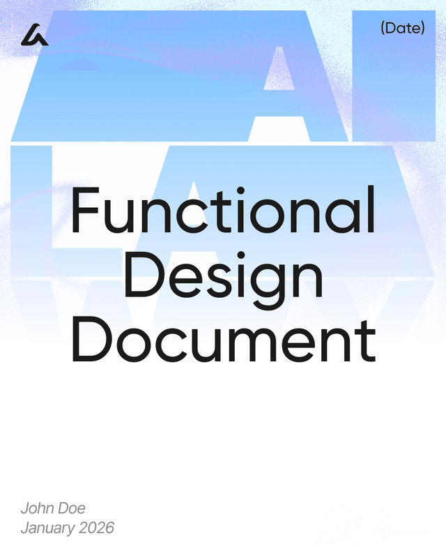Functional Design Document Template: Specs and Approval