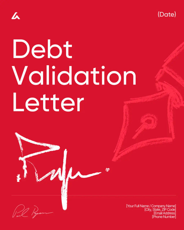 Debt Validation Letter Template
