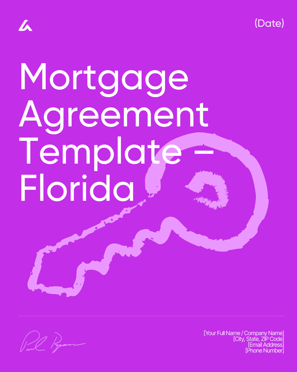 Mortgage Agreement Template – Florida