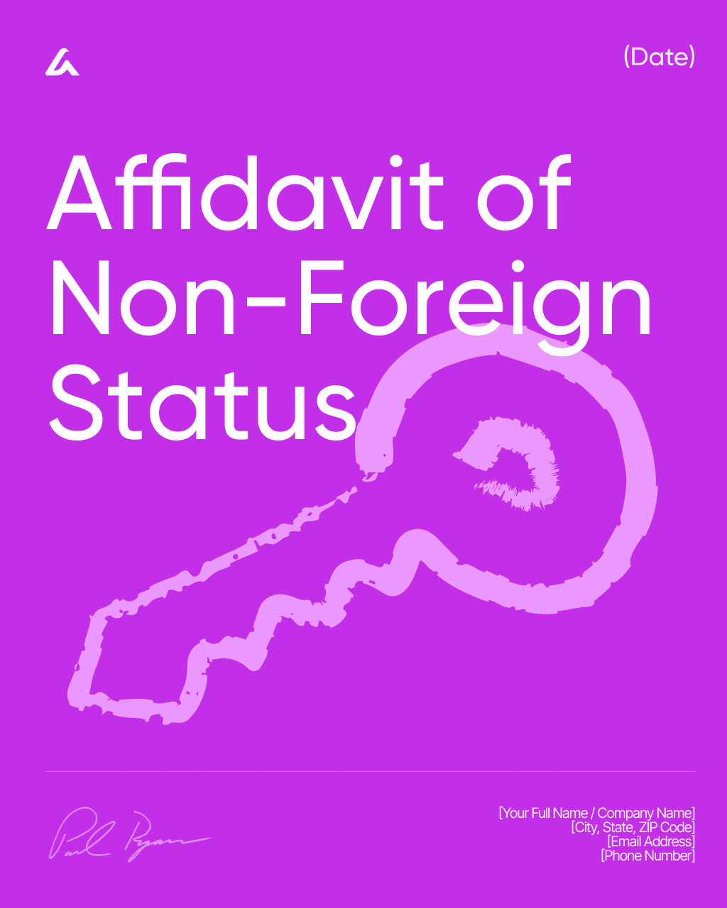 Affidavit of Non-Foreign Status