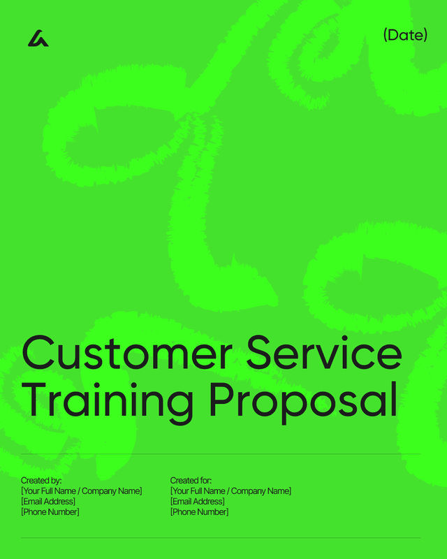 Customer Service Training Proposal Template: Scope and Fees