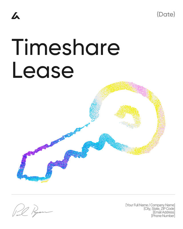Timeshare Lease Template: Shared Vacation Occupancy Terms