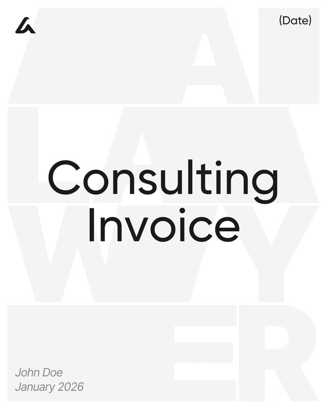 Consulting Invoice Template: Hours, Rates and Expenses Breakdown
