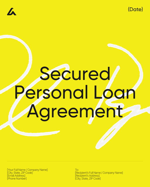 Secured Personal Loan Agreement