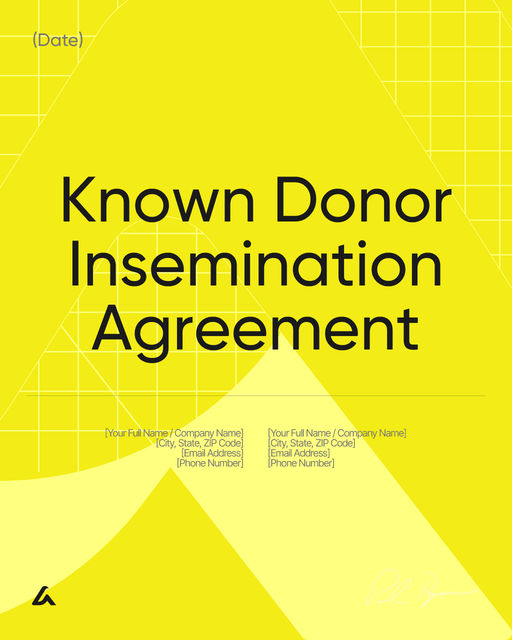 Known Donor Insemination Agreement