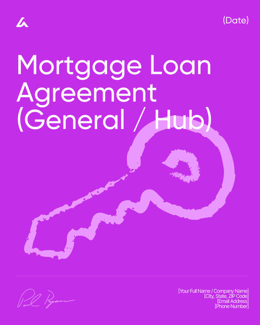 Mortgage Loan Agreement (General / Hub)