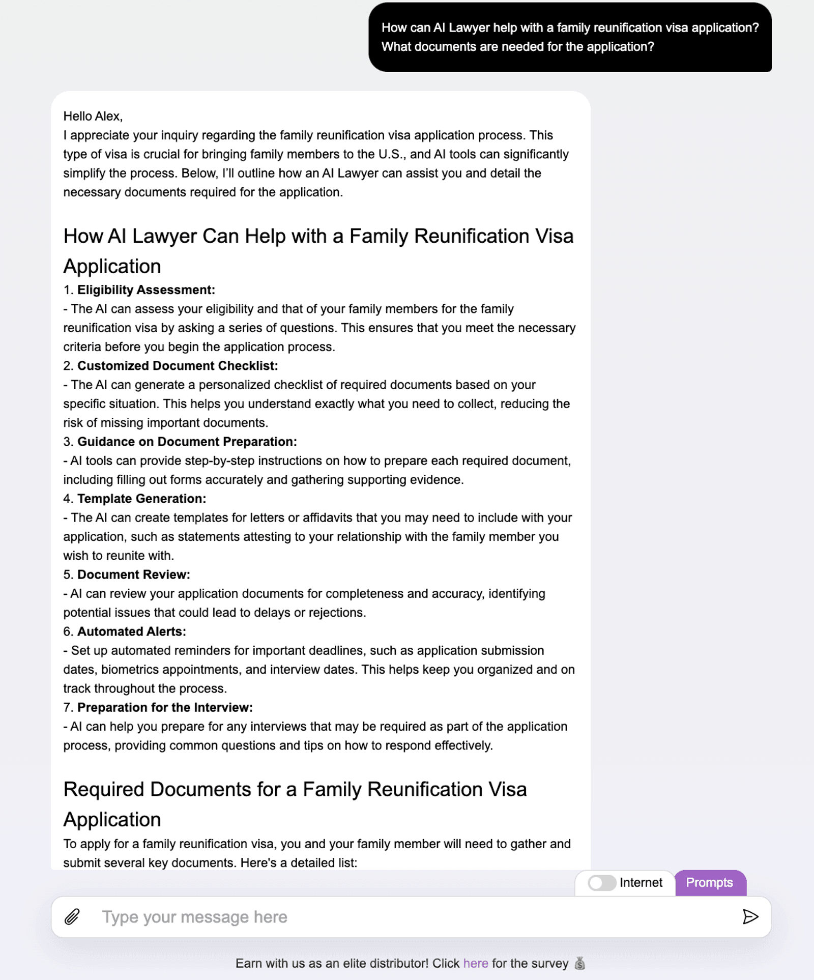 the story about how to use AI Lawyer with good results