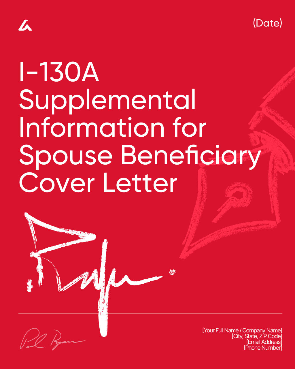 I-130A Supplemental Information for Spouse Beneficiary Cover Letter