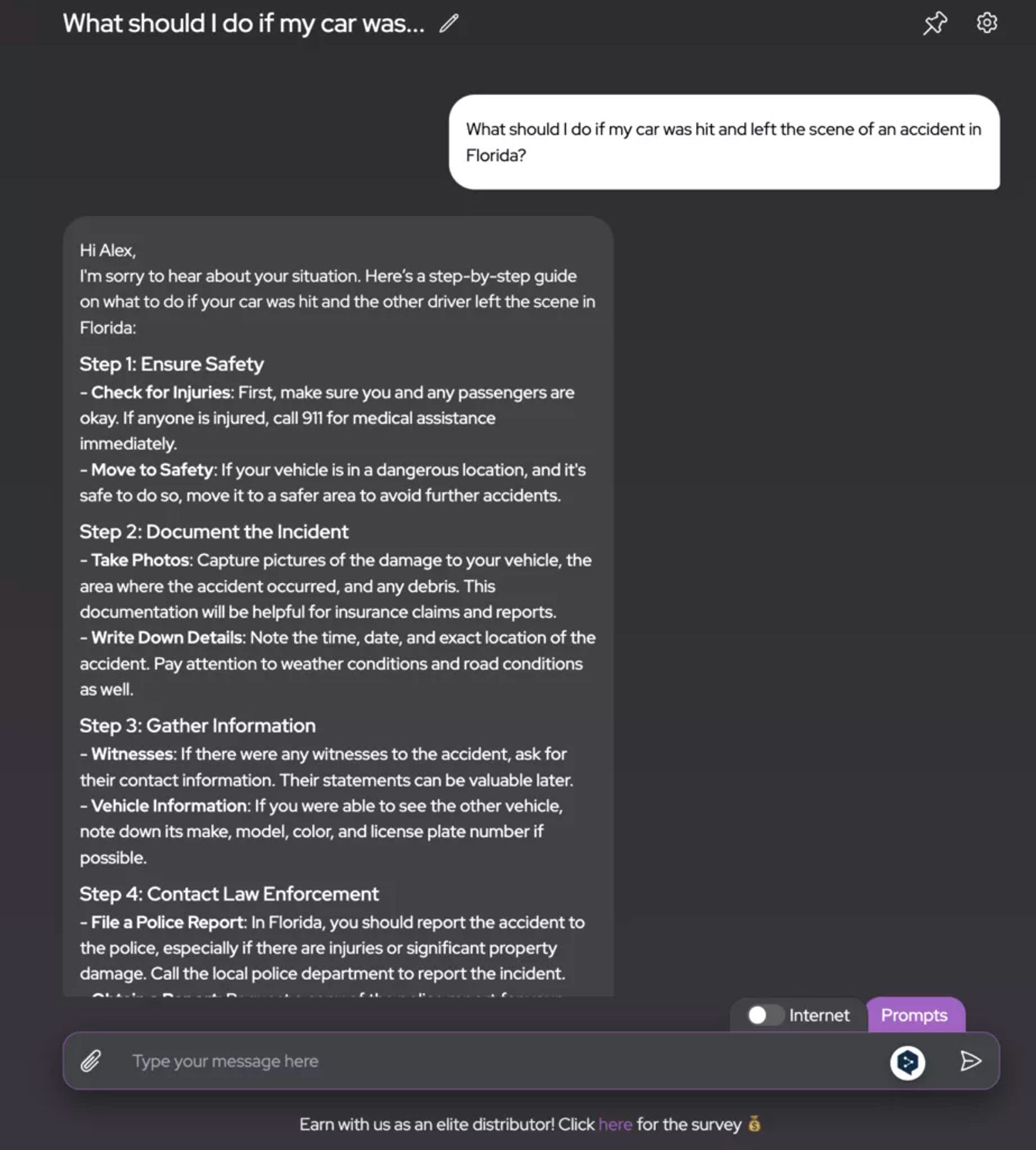Example Request