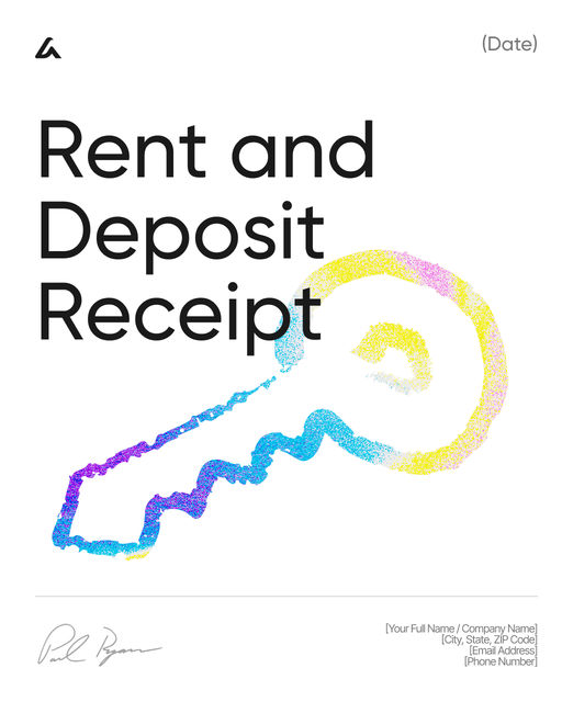 Rent and Deposit Receipt