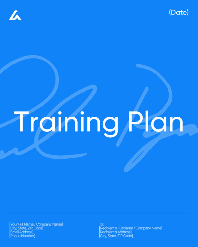 Training Plan Template