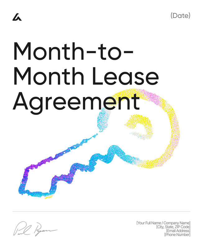 Month-to-Month Lease Agreement Template