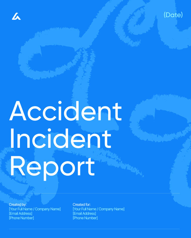 Accident Incident Report Template: Details, Witnesses & Action