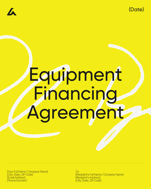 Equipment Financing Agreement