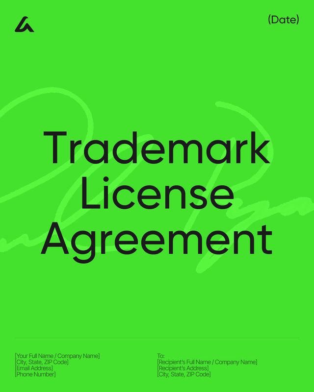 Trademark License Agreement Template: Royalties and Term