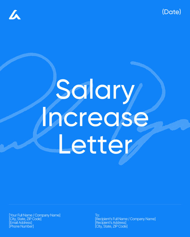 Salary Increase Letter Template: Raise Request & Reasons