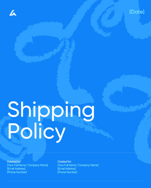 Shipping Policy Template: Rates, Tracking and Return Policy
