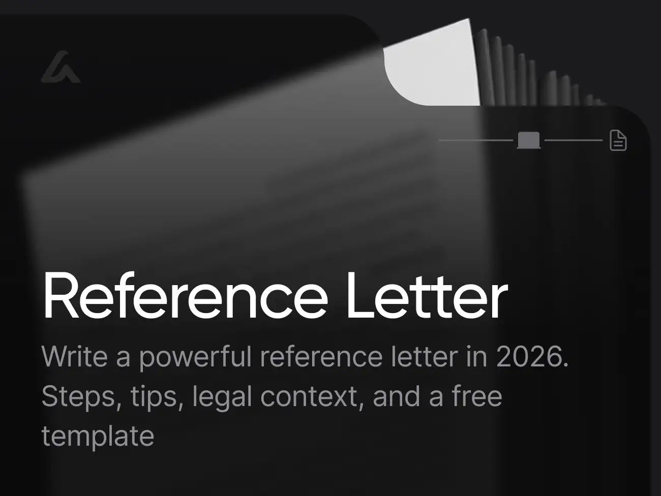 Reference Letter (Recommendation)