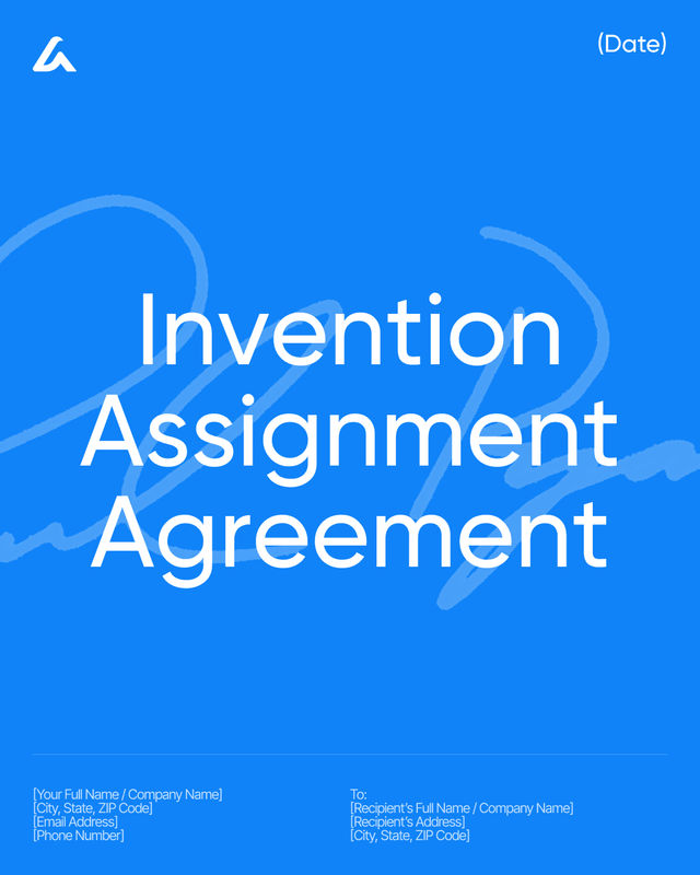 Invention Assignment Agreement Template: IP Ownership Rights