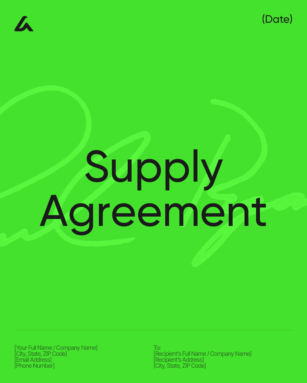 Supply Agreement