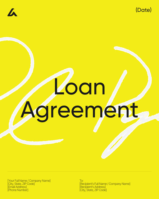 Loan Agreement template preview