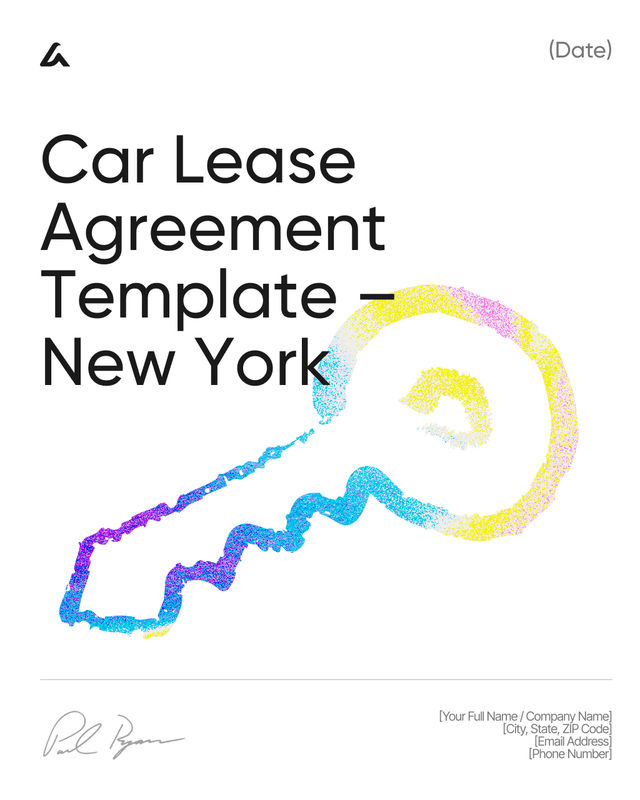 Car Lease Agreement: Payments, Lease Term Template – New York
