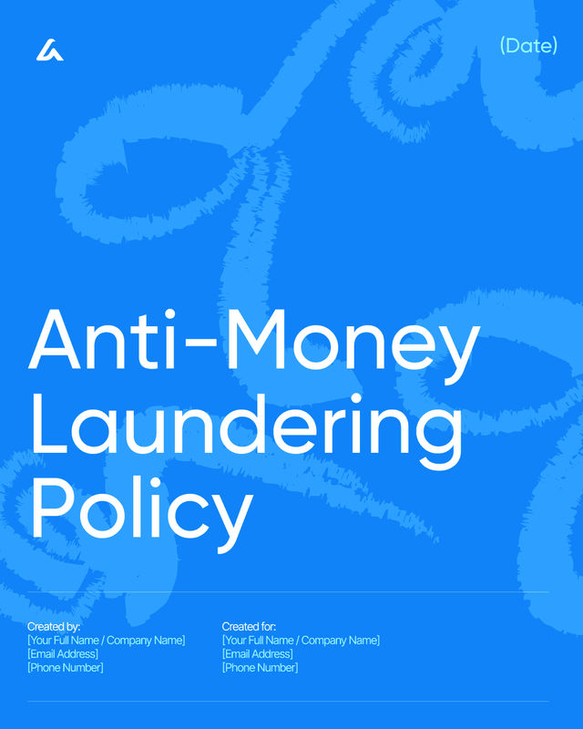 Anti-Money Laundering Policy Template: KYC and Reporting
